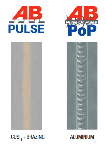 AB Pulse, AB POP zum fügen von Aluminium (Alu), galvanisierten Blechen und dünne Bleche