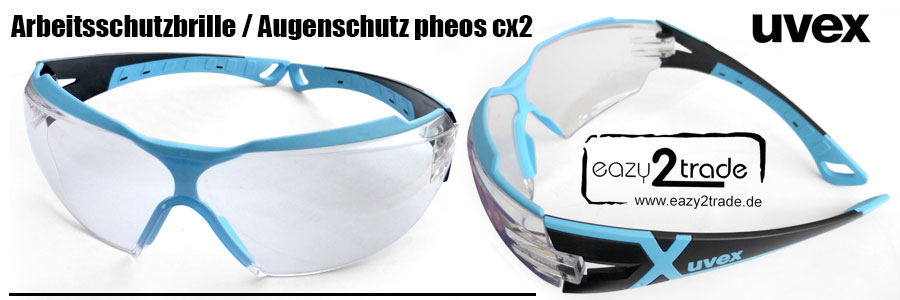 Arbeitsschutzbrille Augenschutz uvex pheos cx2 Bügelbrille, uvex Schutzbrille