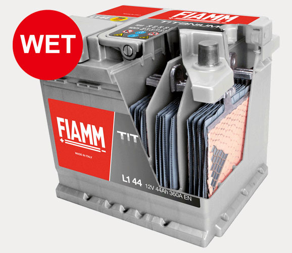 Autobatterie Ladegerät Starthilfe 12/24V WET Naßbatterie
