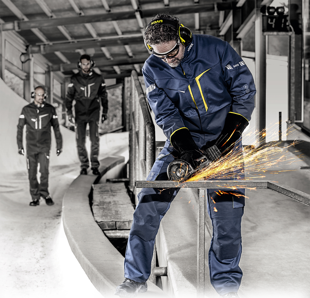 Flammschutzkleidung, flammhemmende Schutzkleidung, uvex Flammschutz Arbeitskleidung, Berufskleidung, Berufsbekleidung Flammschutz Flammschutzkleidung, flammhemmende Arbeitshose, Arbeitsjacke, uvex Schutzkleidung, Flammschutz Berufbekleidung