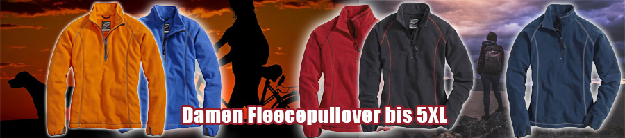 Fleecepullover Damen Fleeceshirt in Übergrößen von XS bis S, M, L, XL, XXL, 3XL, 4XL, 5XL, tragbar zum Spazieren, Wandern, Sport, Freizeit, Outdoor