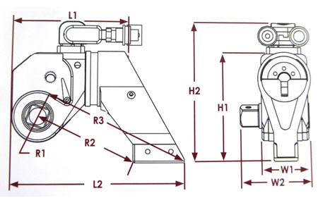 Hydraulischer Drehmonentschrauber 1 1/2 Hydraulischer Drehmomentschrauber 1 1/2