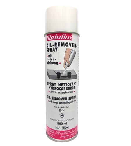 Ölfleck Entferner Metaflux 75-14 Oil Remover Spray Ölfleck Entferner Metaflux 75-14 Oil Remover Spray