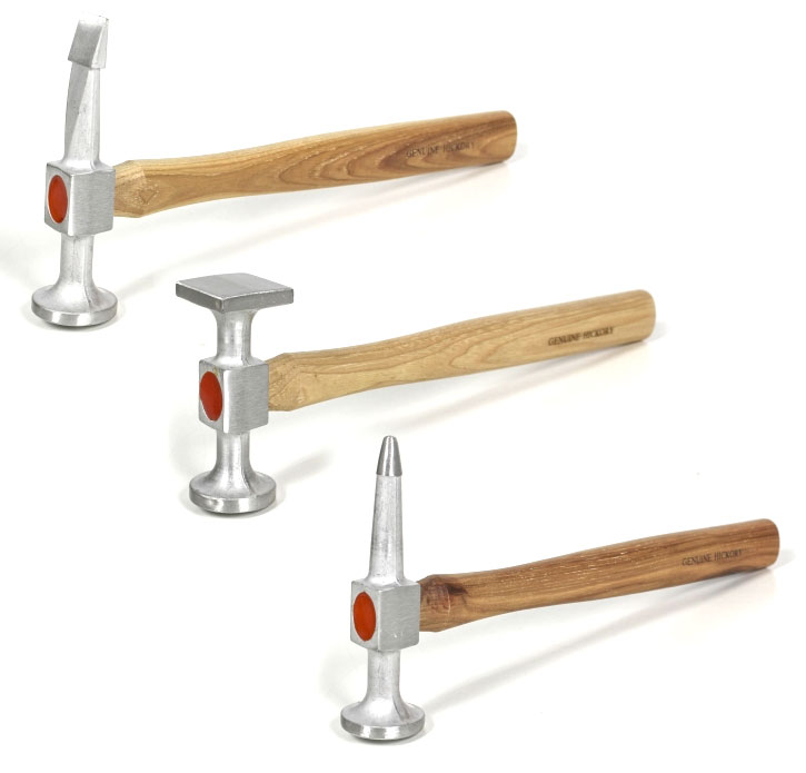 Schlichthammer Satz, Richt- u. Schlichthammer 3tlg. Set Schlichthammer Satz, Richthammer, Schlichthammer 3tlg. Set