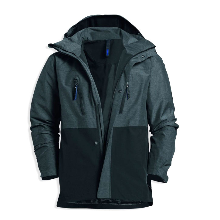 uvex Wetterjacke, Jacke Modell suXXeed, Artikel 89419 in den Größen XS bis 6XL Übergröße, Farbe graphit