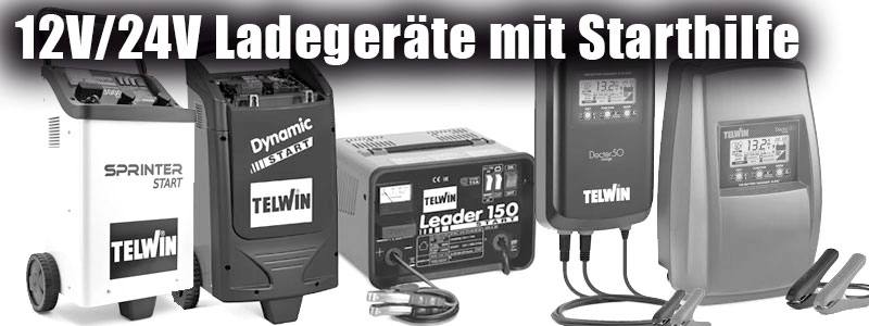 Ladegeräte mit Starthilfe Ladegeräte mit Starthilfe