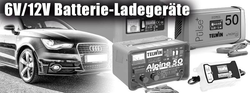 Ladegeräte 6V & 12V für Ihren PKW und Motorrad