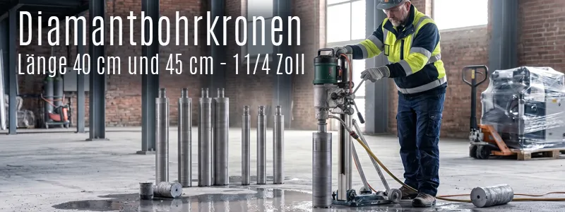 Diamantbohrkronen 1 1/4 Zoll