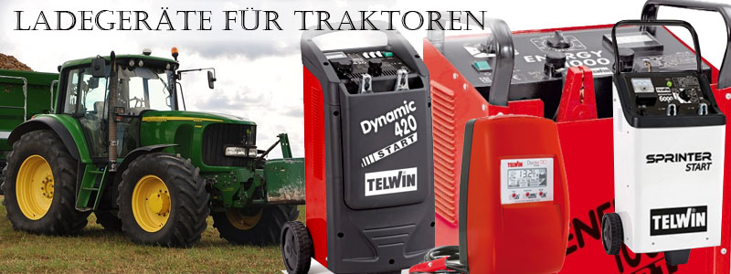 Ladegerät mit Starthilfe für Traktor, Landmaschinen