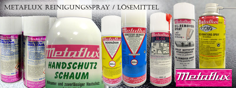 Metaflux Reinigungsspray für Industrie Werkstatt Handwerk