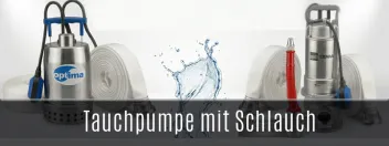 Tauchpumpe mit Schlauch