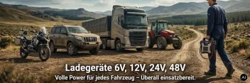 Ladegeräte 6V/12V/24V/48V Auto, Traktor, LKW 