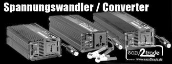 Spannungswandler Wechselrichter (12V/24V auf 230V)