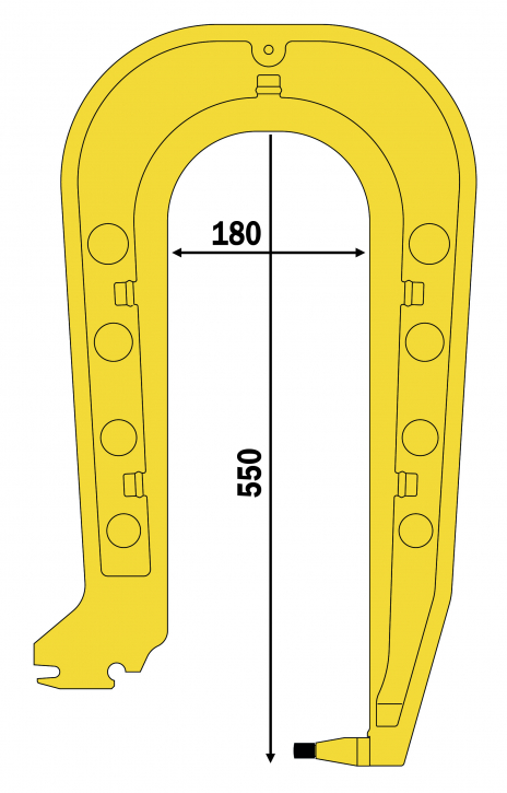 Elektrodenarm CA4 + Elektrode Inverspotter 13500/14000 Aqua