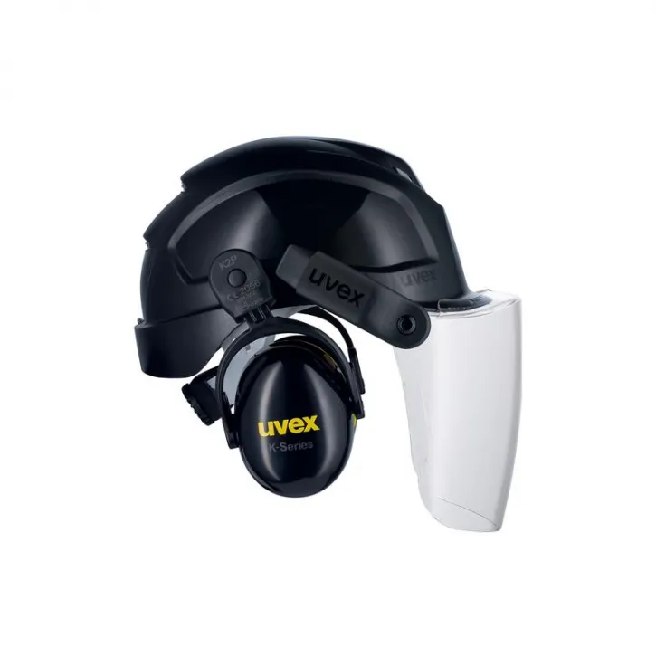 Arbeitshelm mit Visier & Gehörschutz uvex pheos B-S-WR Profi-Set 3-in-1 Arbeitshelm mit Visier & Gehörschutz uvex pheos B-S-WR Profi-Set 3-in-1