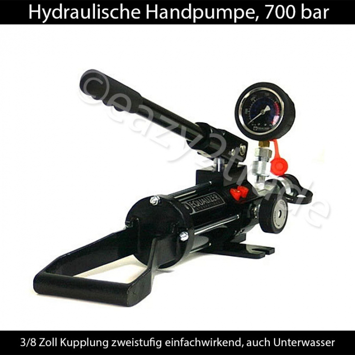 Hydraulische Handpumpe 700 Bar | einfachwirkend, zweistufig | eine 3/8 Zoll Kupplung | HP350S Equalizer