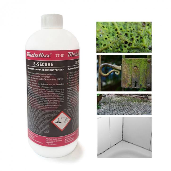 S-SECURE Schimmel- & Algenentferner – Hochwirksam, Öko-Standard & Made in Germany