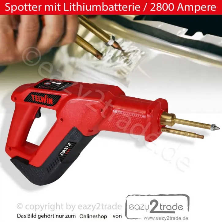 Akku Spotter Handpunkter Battery Puller Telwin 2800 A Akku Spotter Handpunkter Battery Puller Telwin 2800 A