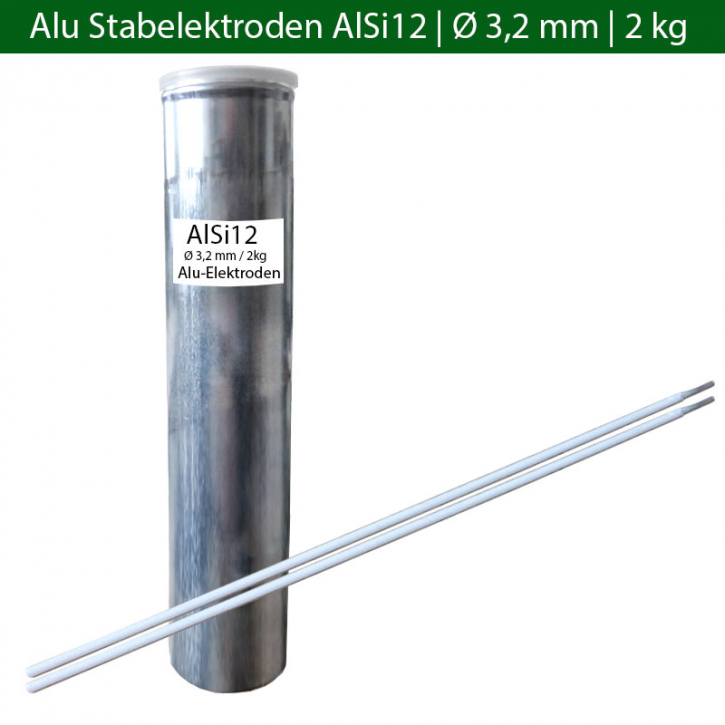 Aluminium  Elektroden  E4043  ALSI12  2kg 3,2 mm