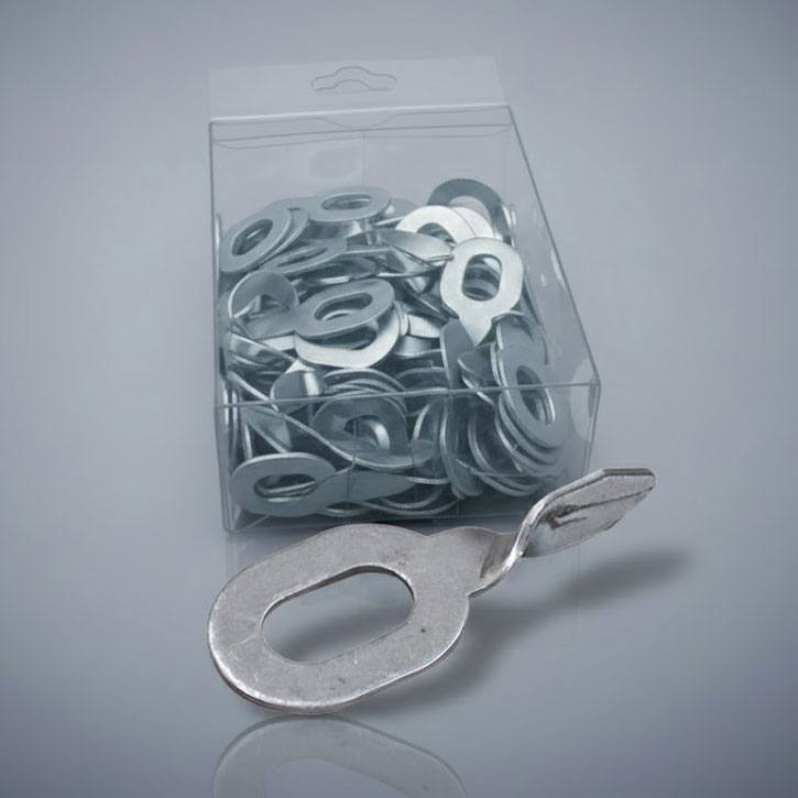 Anschweißösen Ausbeulen Karosserie Blech | Langlochösen gedreht 100 Stück | Spotter-Zubehör