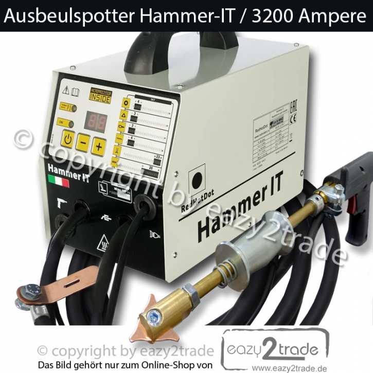 Ausbeulspotter 3200A | Hammer IT 230V | Karosserie Reparatur Instandsetzung