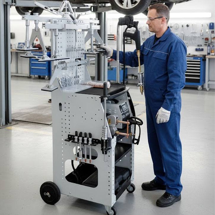 Ausbeulstation Komplett-Set: Dent Pull System für professionelle Karosseriebauer