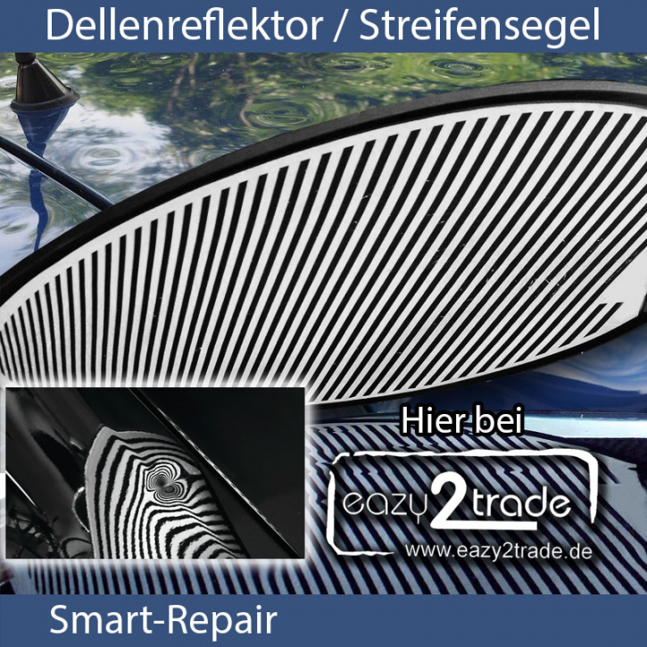 Dellensegel Ø 80cm | Dellenspiegel bzw. Dellenreflektor zum Dellen erkennen