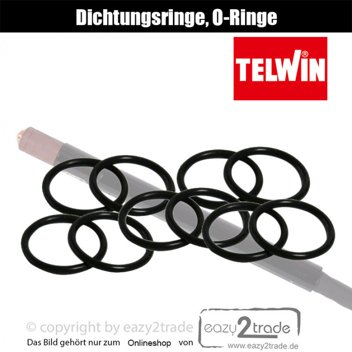 Dichtungsringe O-Ringe für Plasmabrenner PX/PXA | Telwin | 10 Stück