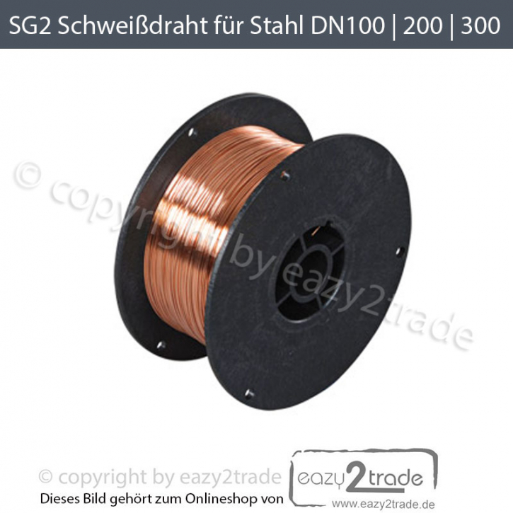 SG2 Schweißdraht Fülldraht Drahtelektrode für Stahl DN100/200/300