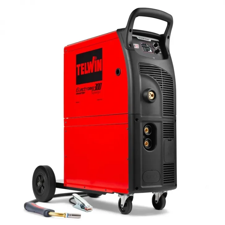Electromig 300 Synergic MIG/MAG WIG DC-Lift E-Hand Fülldraht Löten Schweißgerät | max. 300 A