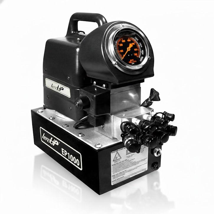 torcUP EP1000Q: Elektro-Hydraulikpumpe für den Betrieb von 4 Werkzeugen