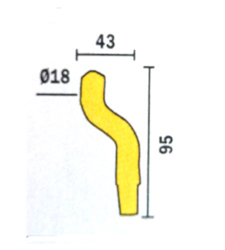 Punktschweißelektrode gebogen 95mm Ø 18mm PTE u. PCP