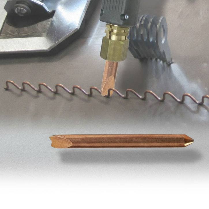 Elektrode zum Schweißen von Wellendraht - Punktschweißen Elektrode zum Schweißen von Wellendraht - Punktschweißen