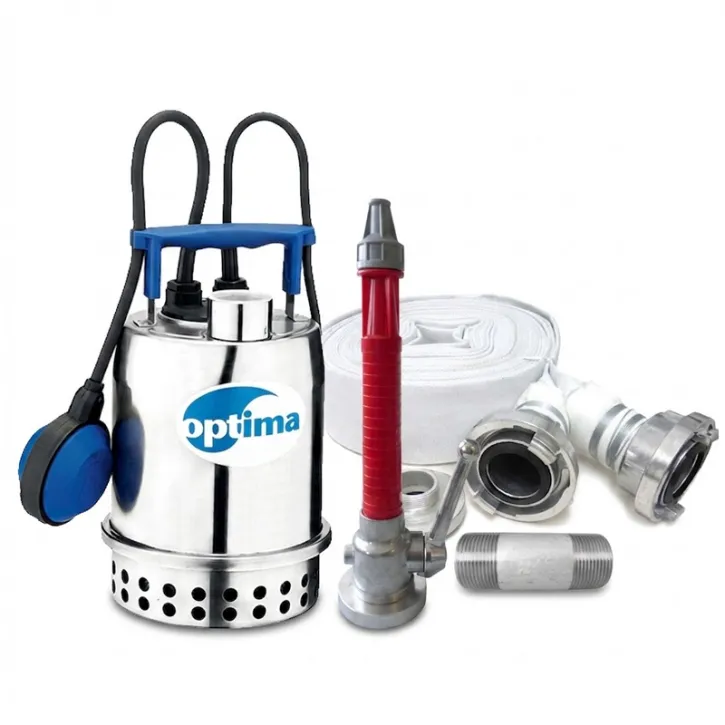 Ebara Optima MA | Schmutzwasserpumpe + C-Schlauch + Strahlrohr