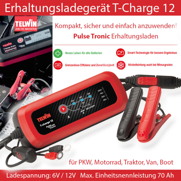 Batterieladegerät Pulse 50 Evo 230V 12V/24V 807611