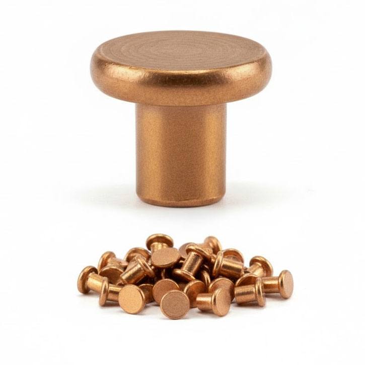 Flachkopf-Vollnieten M3 – Spezielle Punktschweißnieten für Karosseriebleche