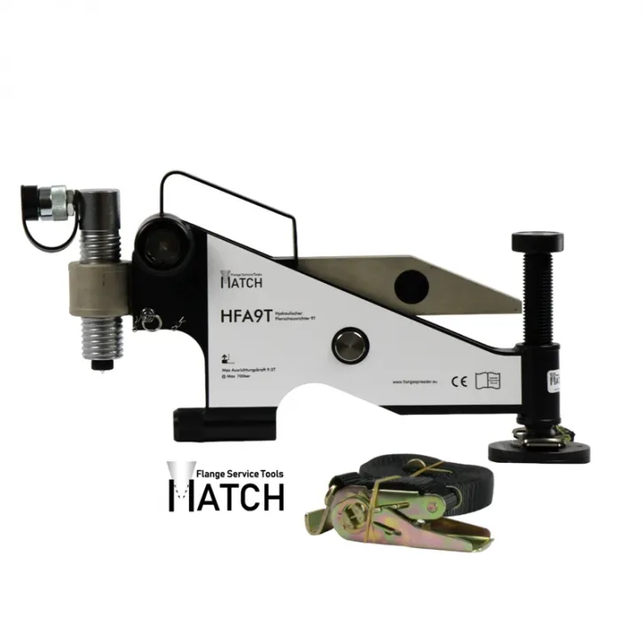 Hydraulischer Flanschausrichter 9,0 t (90 kN) – HFA9T Schwerlast-Ausrichtwerkzeug im Koffer Hydraulischer Flanschausrichter 9,0 t (90 kN) – HFA9T Schwerlast-Ausrichtwerkzeug im Koffer