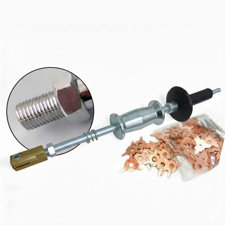 Gleithammer-Set: Komplettes Werkzeug mit Ausbeulsternen & Elektrode Gleithammer-Set: Komplettes Werkzeug mit Ausbeulsternen & Elektrode