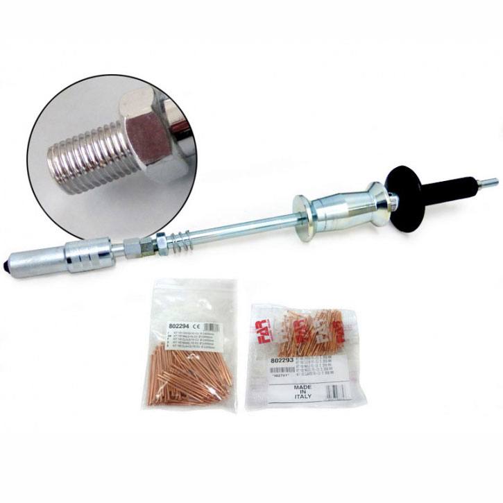 Gleithammer Set 0,94 kg inkl. Schweißnägel + Nagelhalter Gleithammer Set 0,94 kg inkl. Schweißnägel + Nagelhalter