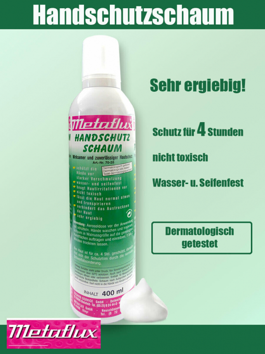 Handschutzschaum Metaflux 70-28 400ml