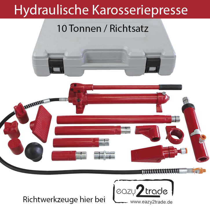 Karosseriepresse hydraulischer Richtsatz hydraulisch | bis 10t (Tonnen)