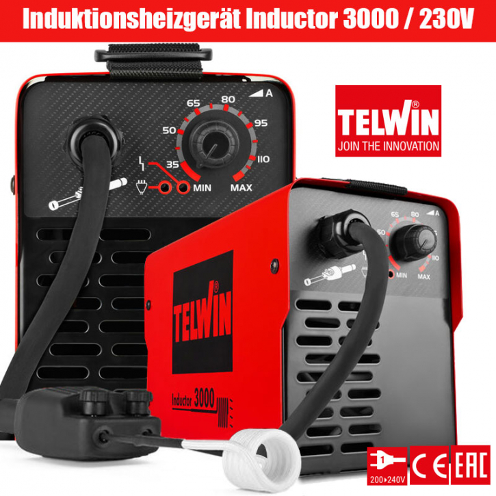 Induktionsheizgerät für KFZ 230V | Tragbarer Inductor 3000 | Telwin