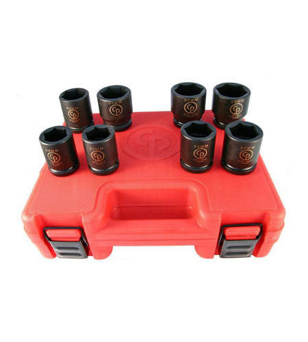 3/4" Vierkant Kraft-Steckschlüssel Satz Außen-Sechskant 8teilig SS618