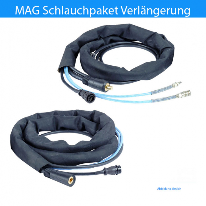 MIG/MAG Schlauchpaket Verlängerung 30 Meter wassergekühlt