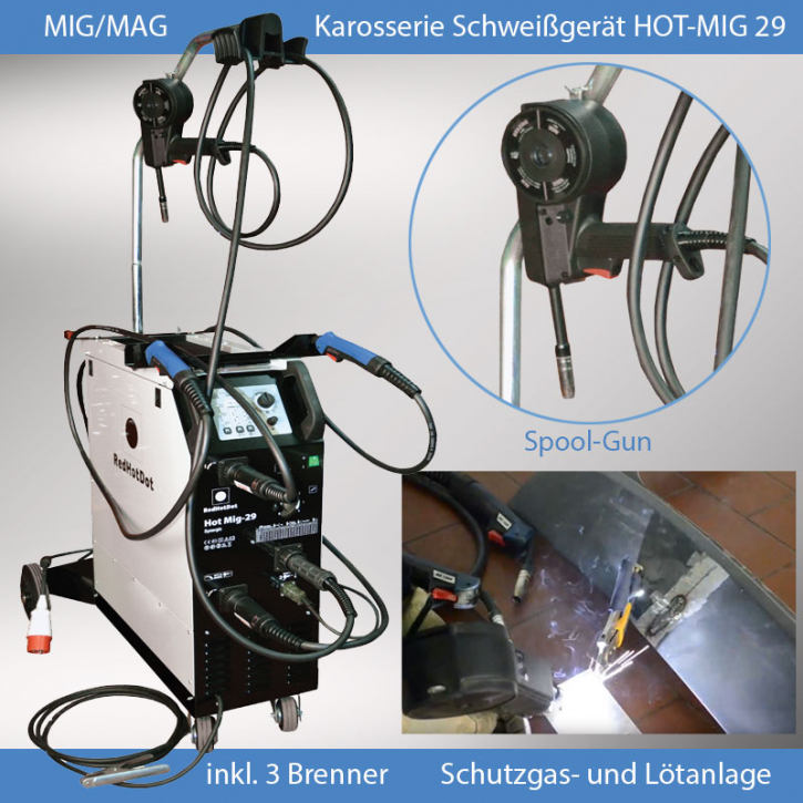 MIG/MAG Karosserie Schutzgas Schweißgerät Lötanlage Mig 29