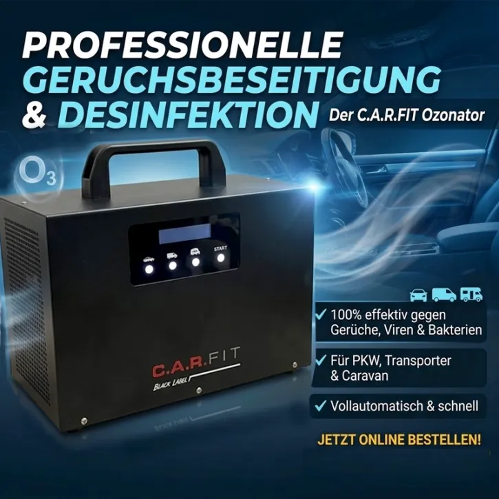 OZONATOR Ozongerät Auto Luftreiniger, Ozon Generator Innenraum Aufbereitung | C.A.R.FIT OZONATOR Ozongerät Auto Luftreiniger, Ozon Generator Innenraum Aufbereitung | C.A.R.FIT