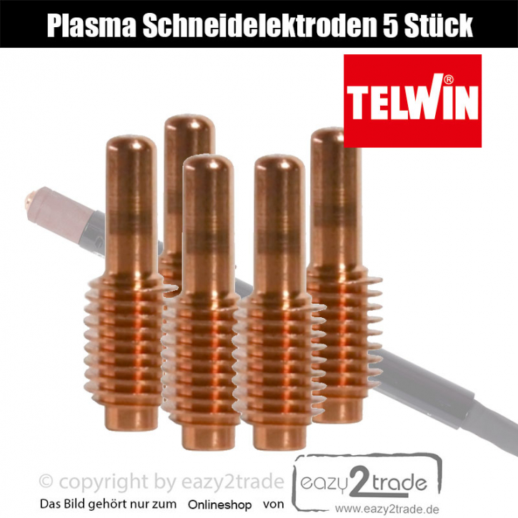 Plasma Schneidelektroden | 45 - 150 Ampere | für Plasmabrenner PX/PXA | 5 Stück | Telwin