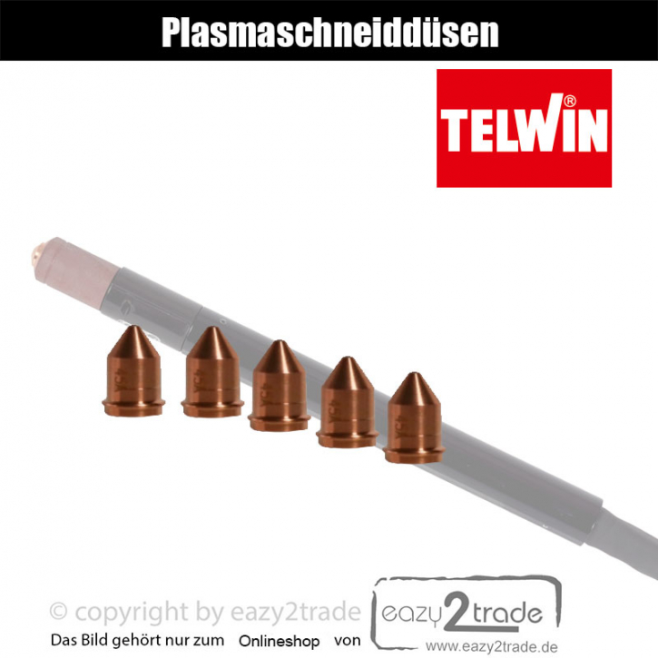 Plasmaschneiddüsen für Plasmabrenner PX/PXA | Bereich 45 -150 Ampere | 5 Stück | Telwin