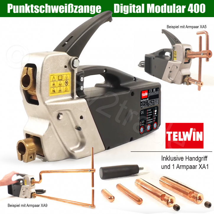 Punktschweißzange Digital Modular 400 mit Timer 400V