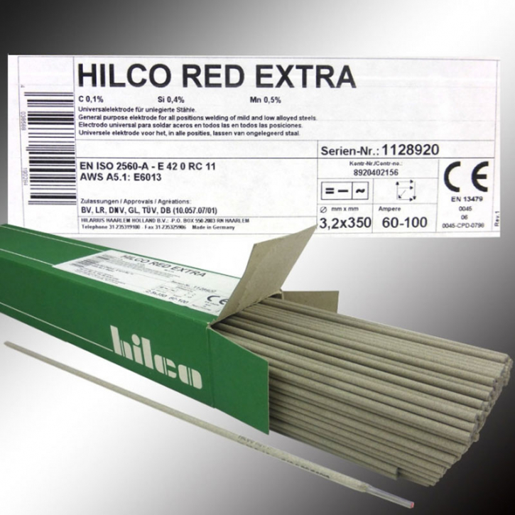 Universal Elektroden Stabelektroden E6013 Hilco Red Extra 3,2 mm